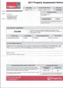 Calgary Property Tax Assessment 2017